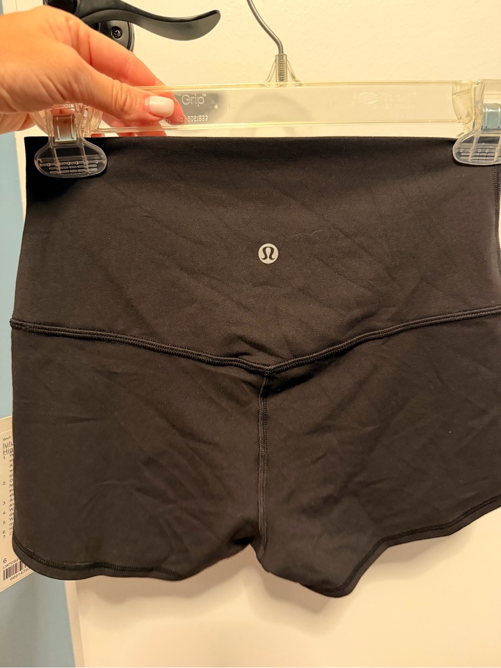lululemon athletica Women's Black High-Rise Athletic Shorts 2.5”